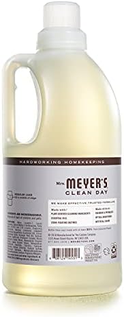 Mrs. Meyer's Liquid Laundry Detergent Lavender Essential Oils Infused 64 oz 64 Loads