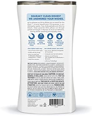 Method Fragrance Free Dishwasher Detergent Packs, Lift Tough Grease & Stains, 54 Tabs Pack of 2